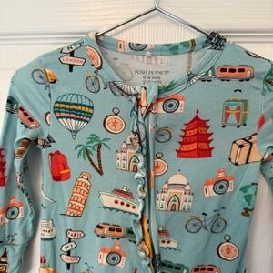 Posh Peanut Around the World Zippered One Piece